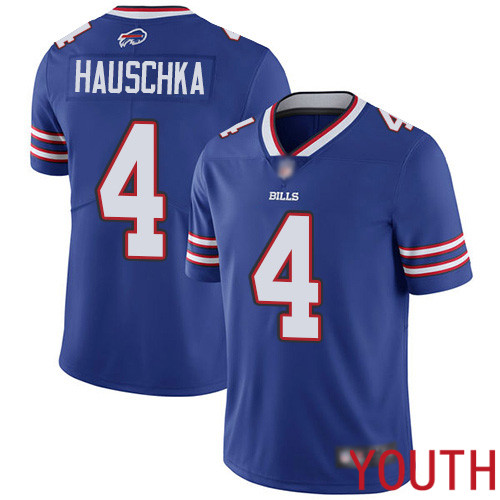 Youth Buffalo Bills #4 Stephen Hauschka Royal Blue Team Color Vapor Untouchable Limited Player NFL Jersey